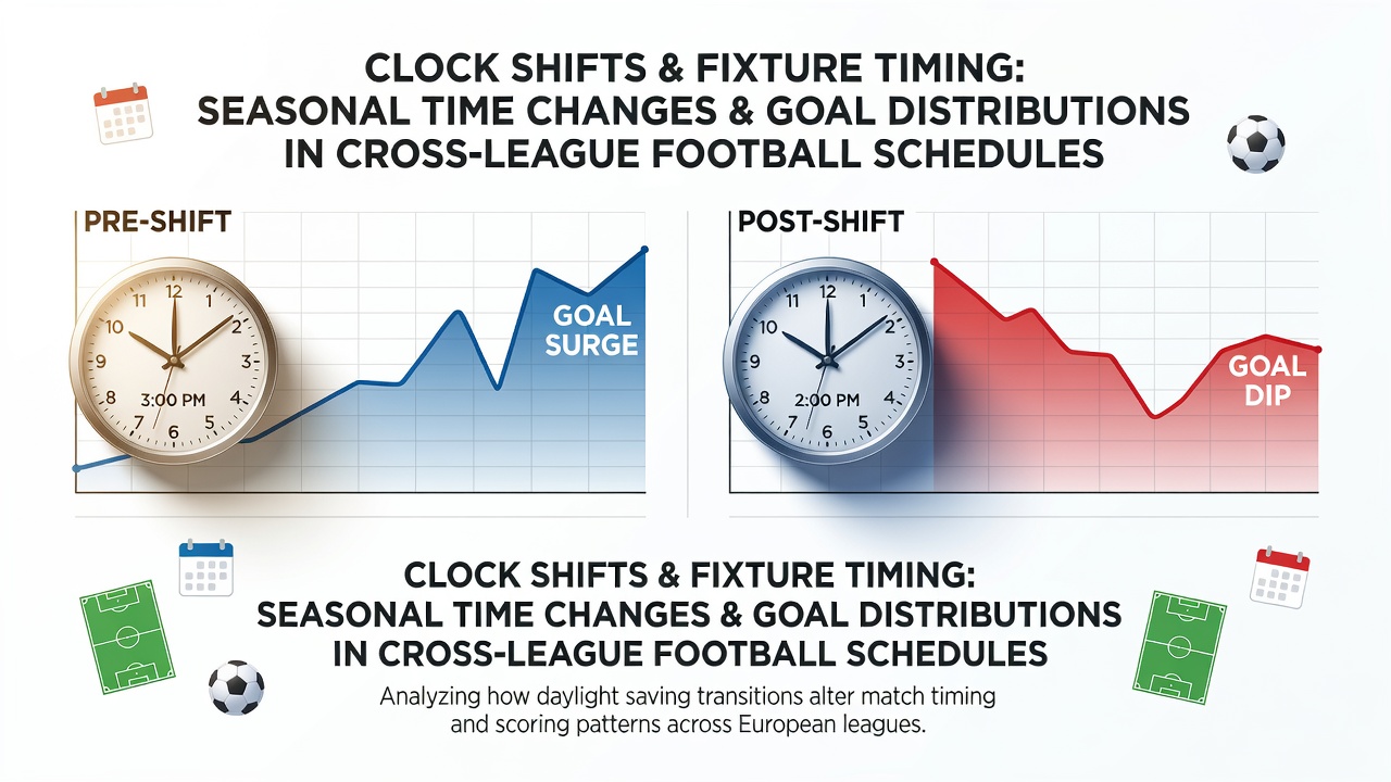 Football pitch under changing light conditions during seasonal time transitions, illustrating fixture timing impacts on match schedules