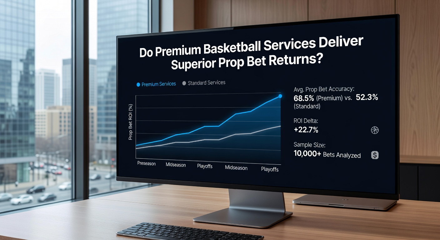 Graph showing year-over-year ROI trends for premium versus amateur basketball prop bettors in NBA playoffs