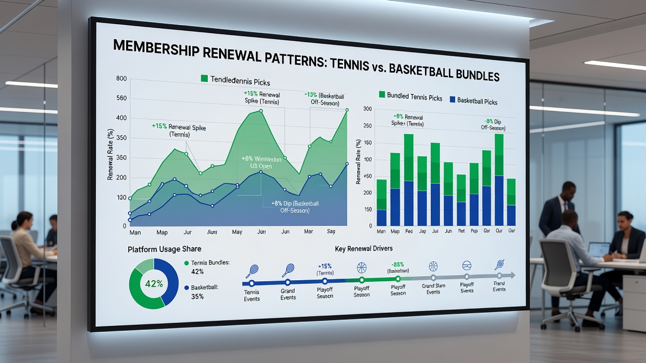 Accumulator performance charts showing tennis and basketball bundle effects